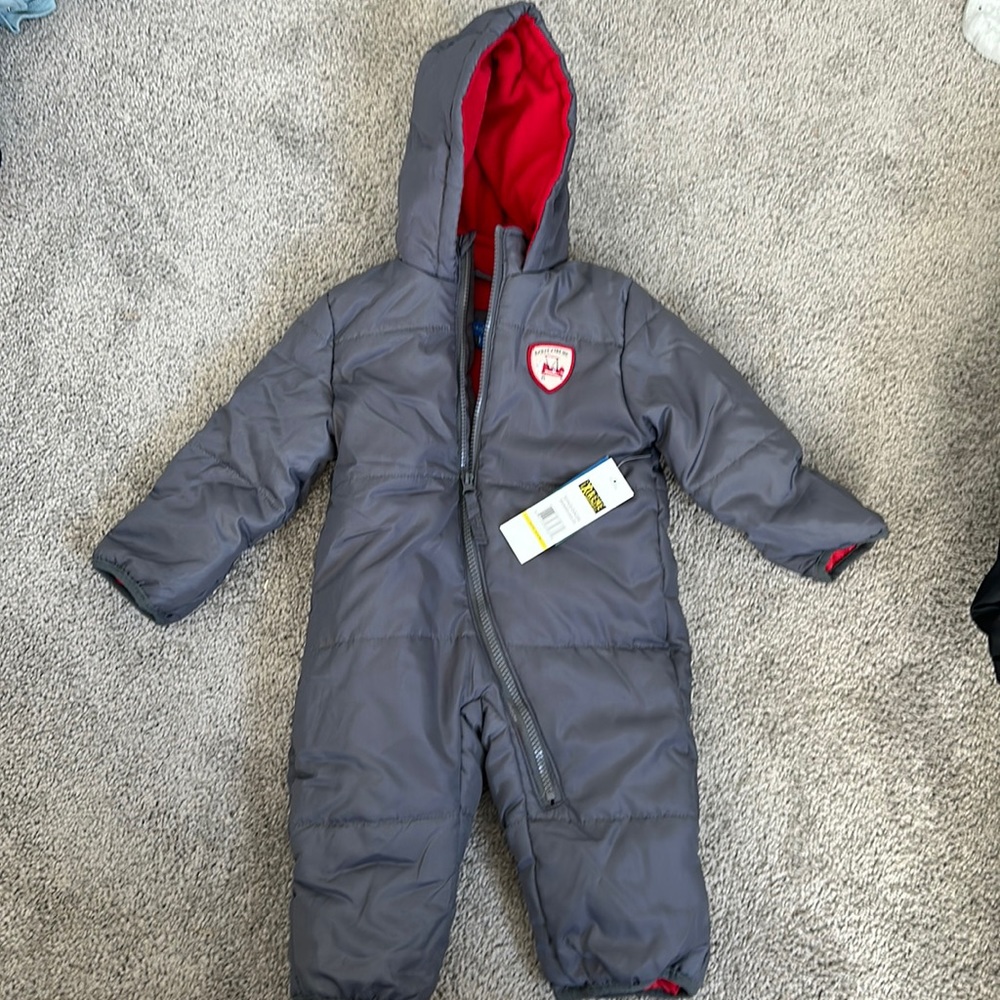 Gray thick coveralls